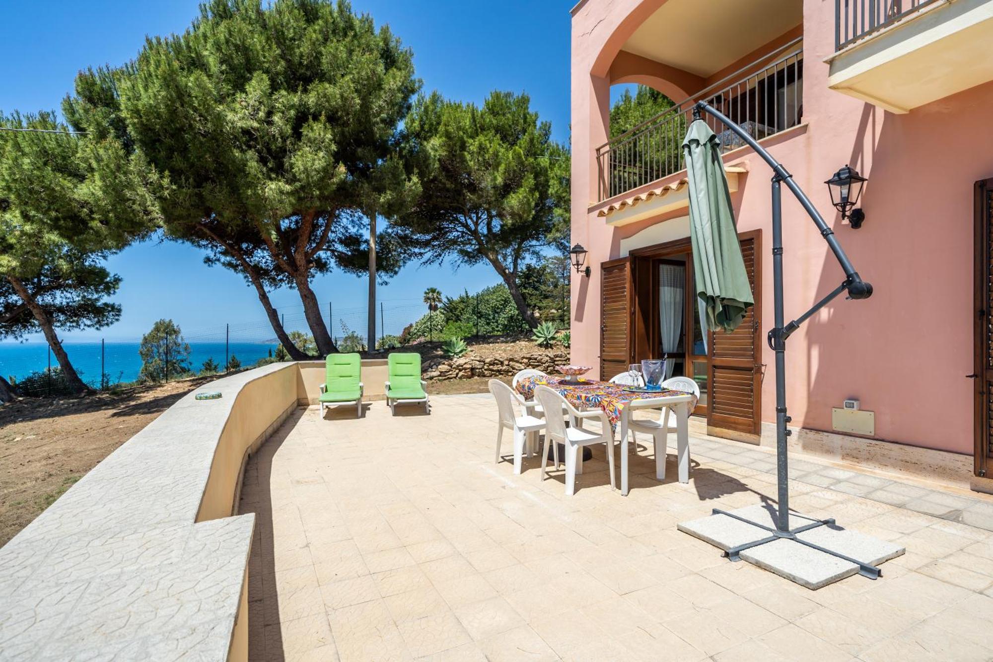 Villa Rosa Sul Mare Шака Екстериор снимка